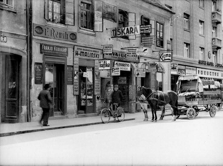 Varšavska (tada Smostanska) ulica 1910. godine